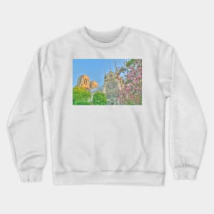 Notre Dame in Spring Glory Crewneck Sweatshirt